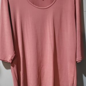 Lane Bryant plus size14/16 mauve dressy shirt